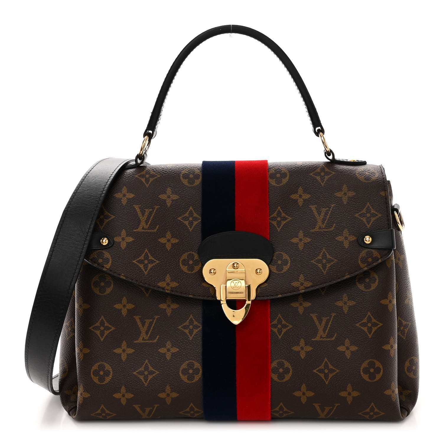 LOUIS VUITTON Monogram Georges MM Marine Cherry M43778