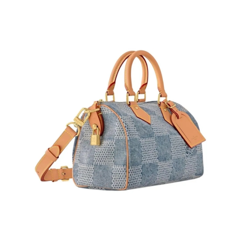 Louis Vuitton Speedy Damies Denim 3D 25 N40700