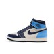 Air Jordan 1 Retro High OG “SAIL/Obsidian/University Blue” 555088-140