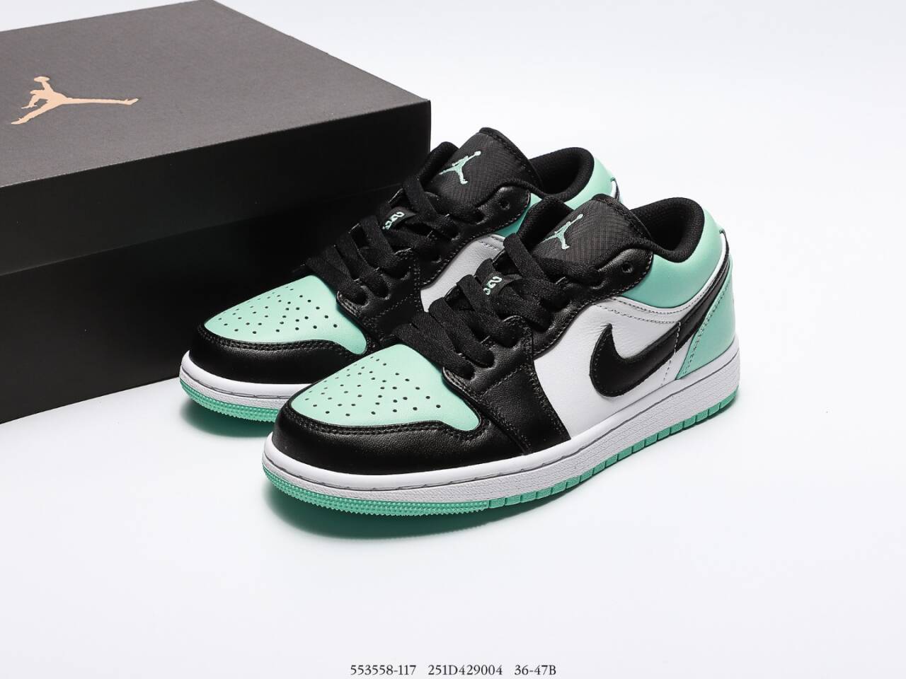 Air Jordan 1 Low ‘Emerald Rise’ 553558-117