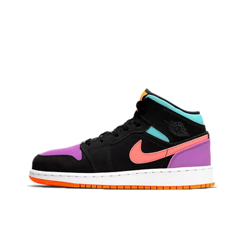 Air Jordans 1 Mid‘Candy’Multi Knit 554725-083