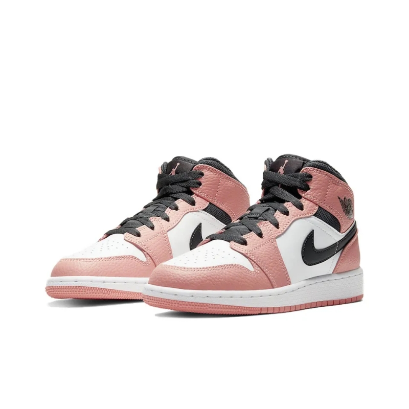 Air Jordan 1 Mid Pink Quartz 555112-603