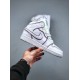 Air Jordan 1 Mid SE Iridescent Reflective White CK6587-100