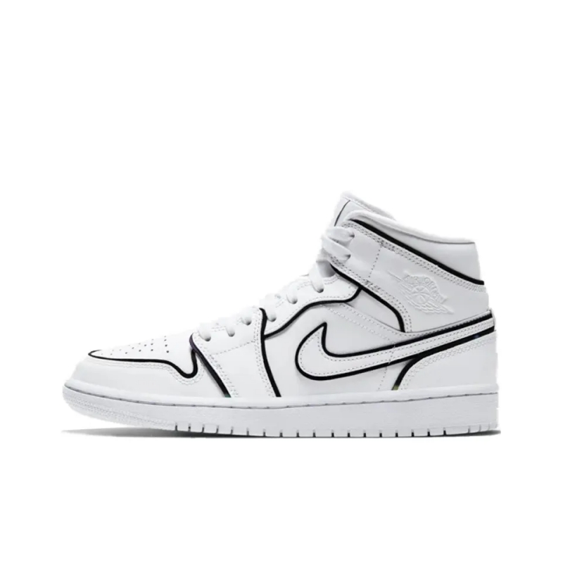 Air Jordan 1 Mid SE Iridescent Reflective White CK6587-100