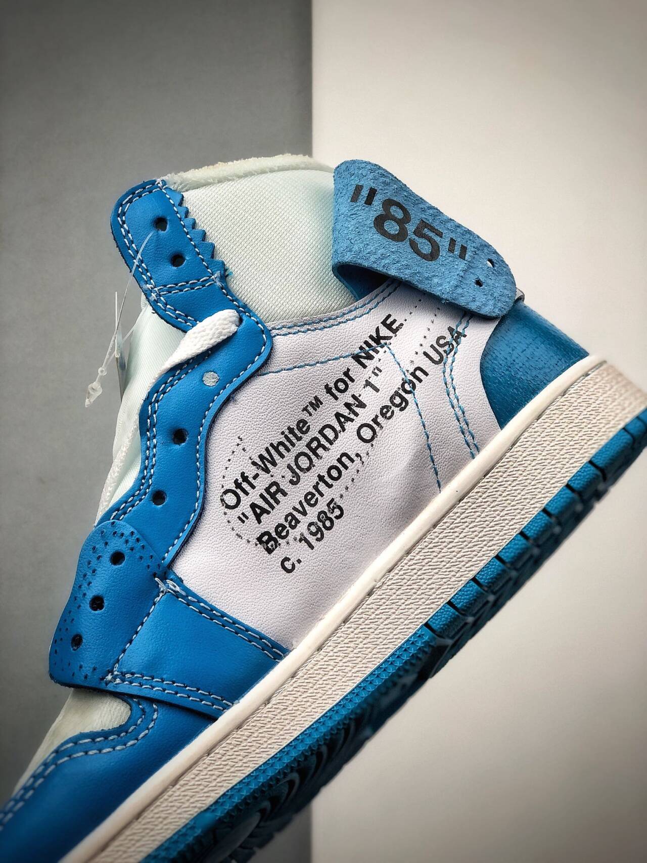 Jordan Air X OFF - WHITE   Jordan 1 Retro High OG " UNC " AQ0818-148