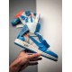 Jordan Air X OFF - WHITE   Jordan 1 Retro High OG " UNC " AQ0818-148