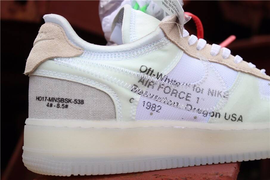 Nike x OFF-WHITE Air Force 1 Virgil The Ten AO4606-100